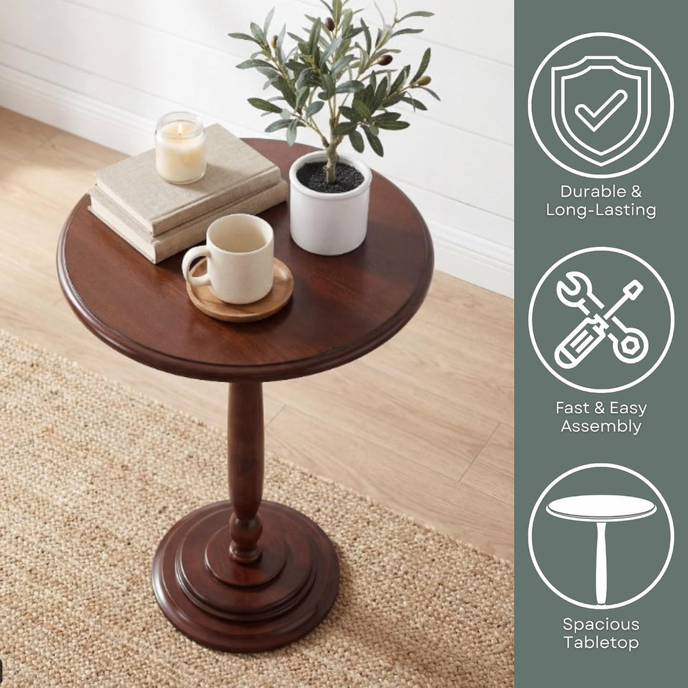 Convenience Concepts Classic Accents Amelia Spindle Table 18" - Traditio...