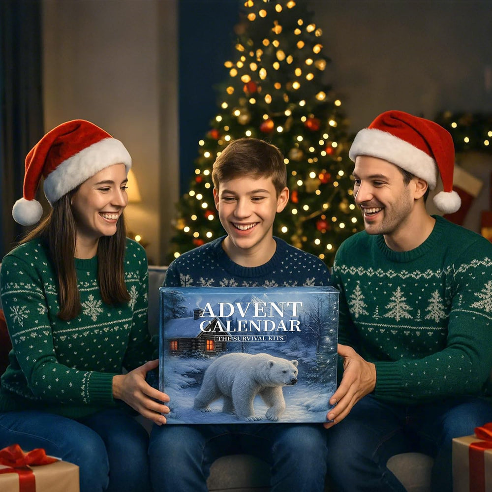Heavy-Duty Survival Kit Advent Calendars 2026 for Adults Teens Men