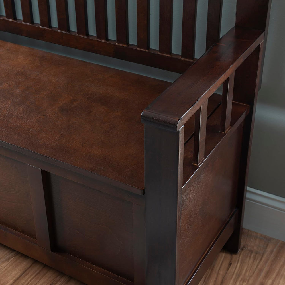 Linon Home Dcor Linon Home Decor Cynthia Storage Bench, 50"w x 17.25&quo...