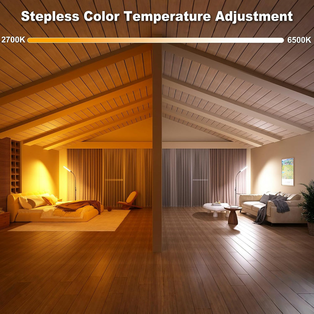 Floor Lamp, 18W 1800LM Super Bright LED Floor Lamps for Living Room with Remo...