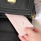 uxcell 6 Pcs Microfiber Necklace Travel Case, Necklace Pouch Storage Bag Microfiber Jewelry Travel Organizer Tangle Free for Women Gift, Pink/Gray/White