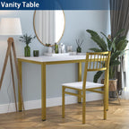 Teraves Dining Table Set for 4, Kitchen Table and 2 Chairs with Bench | 4 Piece Dining Table Set for Small Space, Apartment, Space-saving Dining Room Set with Storage