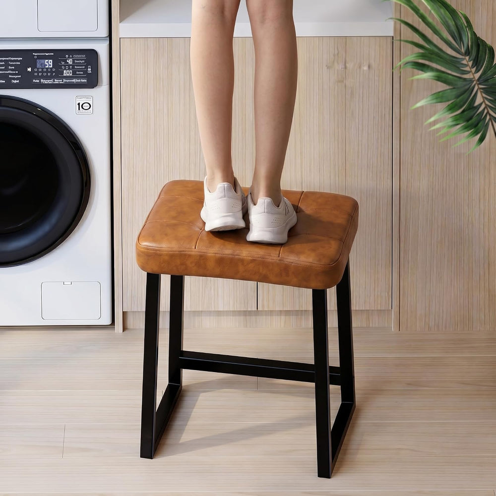 Vanity Bar Stool Chair, Makeup Stool Counter Height Stools,Small Ottoman Foot...