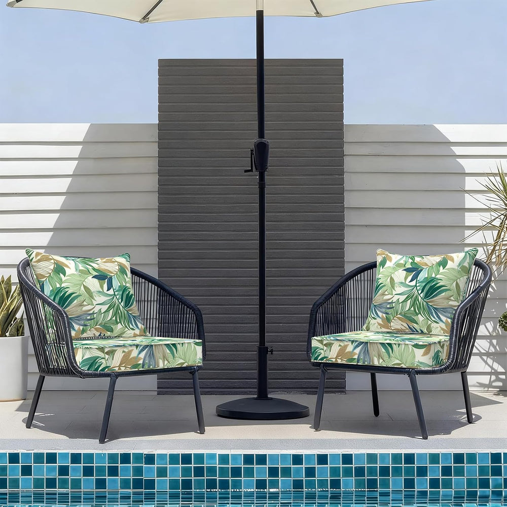 DYTXIII Outdoor Deep Seat Cushion Set, Water Repellent 22"x22" Pati...