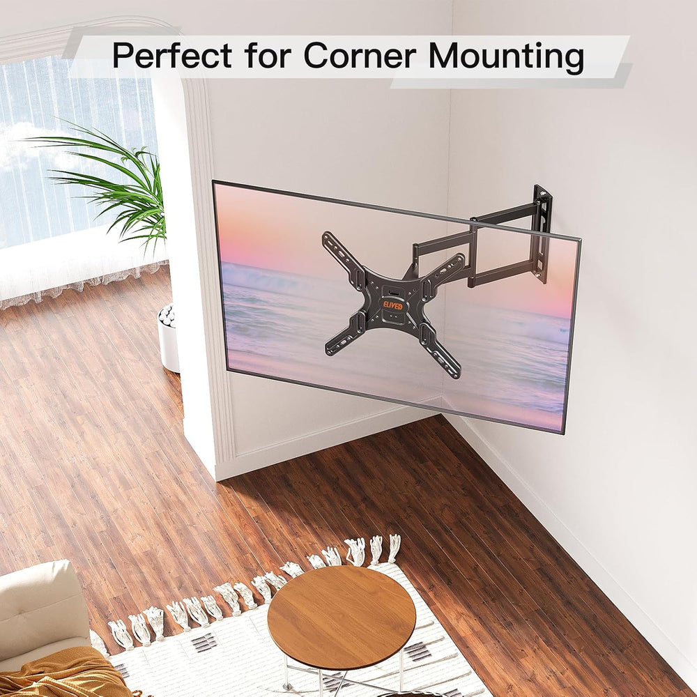 ELIVED Long Arm TV Wall Mount for 26-65" TVs, Max VESA 400x400, 77 Lbs L...