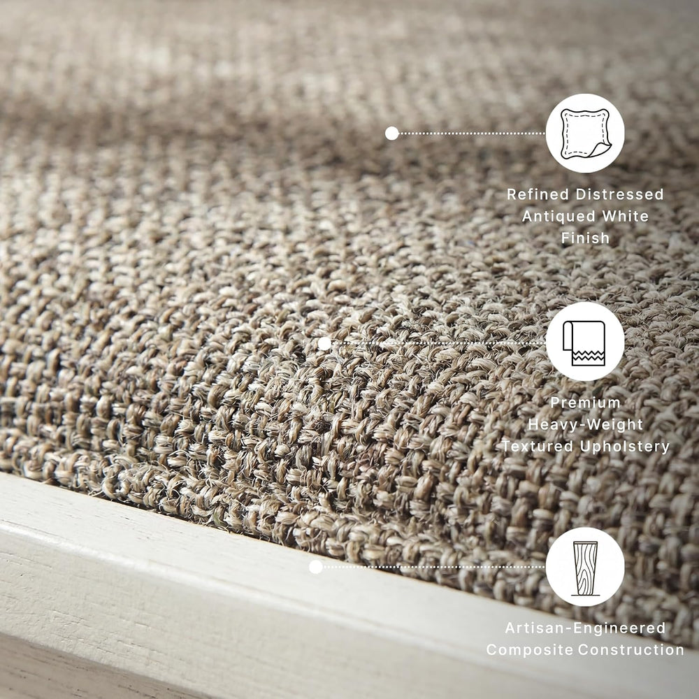 Signature Design by Ashley Bolanburg Double Upholstered Bench, Counter Height...