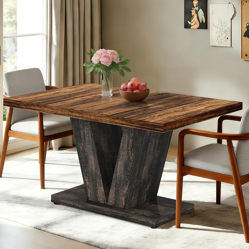 Oigavfd 47 Inch Dining Table, Rectangular Kitchen Table for 4 with Heavy Duty...