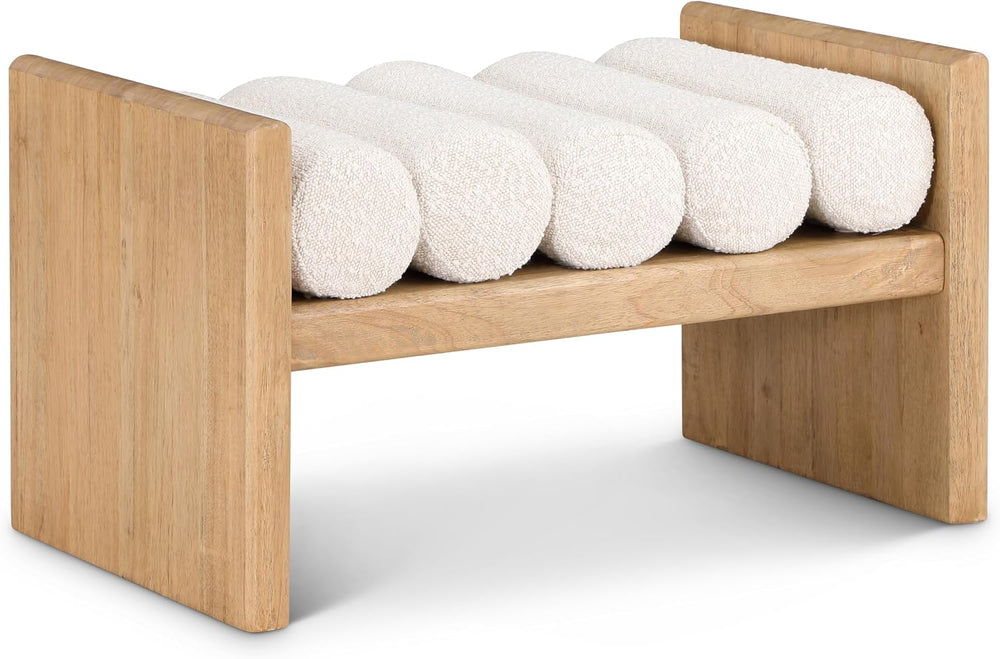 Meridian Furniture Waverly Cream Bench