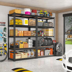 Shelf for Garage Power Tools/Kitchen Appliances/Basement Pantry Laundry Utinity, Storage Standing Shelving Unit Plants/Retail/Food/Display,Adjustable, Heavy Duty,39"Wx18"Dx63"H, 5Tier Shelves