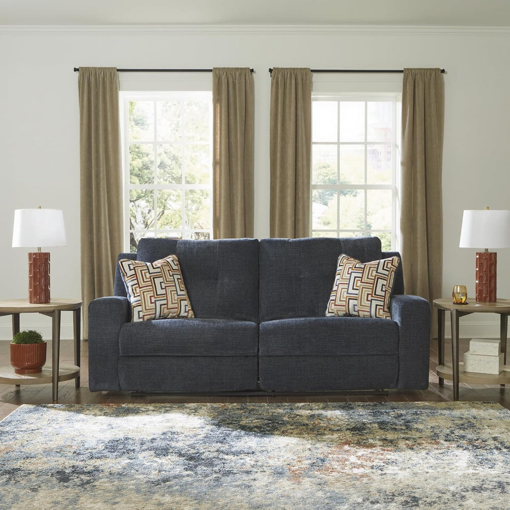 Signature Design by Ashley Danum Modern Manual Pull Tab Reclining Sofa with T...
