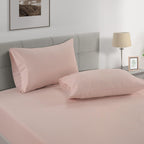 LANE LINEN Pillow Case Covers King Set of 2 100% Egyptian Cotton Sateen Soft Cool & Smooth 1000 Thread Count Cases - Sepia Rose