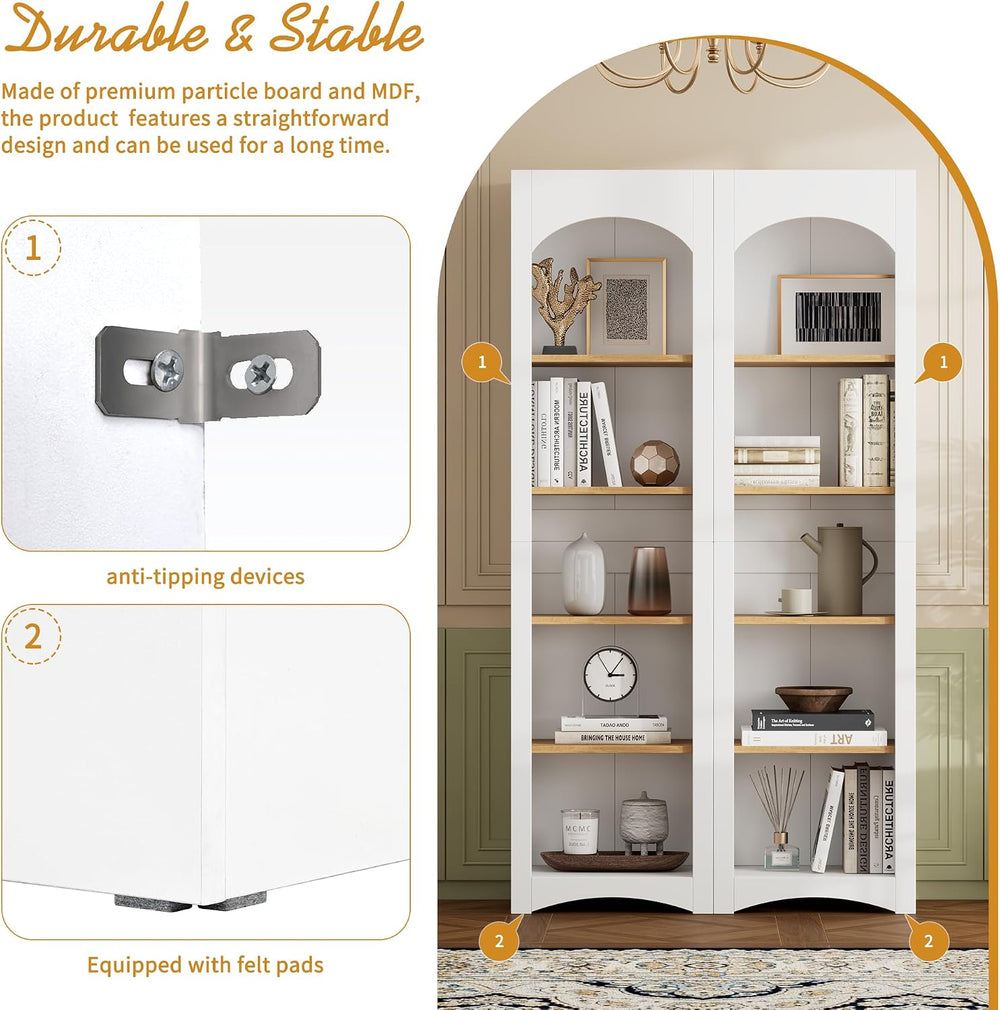 39.3" D*12.4" W*72" H Corner Freestanding Kitchen Pantry Set o...