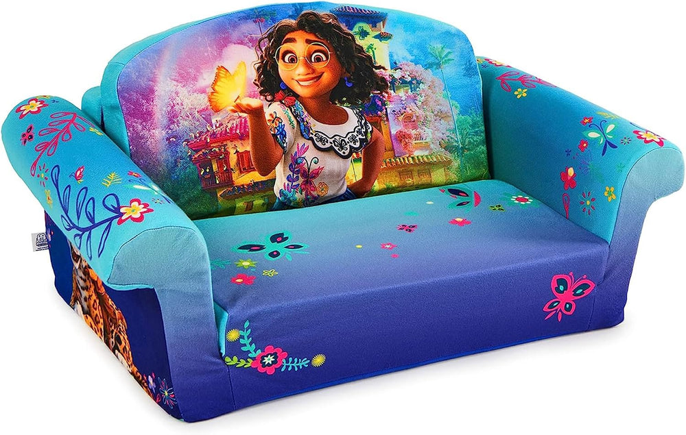 Marshmallow Furniture 2 Pack 2-in-1 Flip Open Foam Compressed Sofa Bed, Encanto