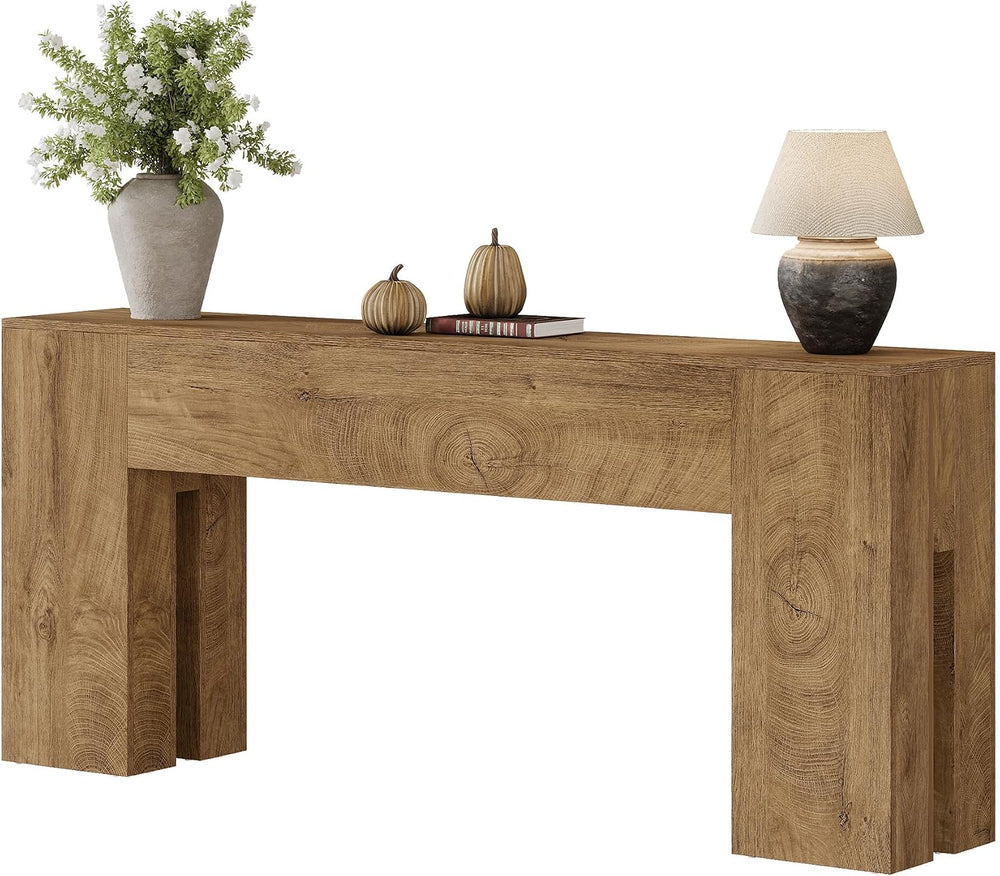 Tribesigns 71-Inch Long Console Table for Entryway, Farmhouse Sofa Console | ...