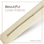 Novel Box 2 Pack Bracelet/Watch Ramp Beige Linen 2x8.25x2 Inches - Slim and Sleek Ramps for Jewelry Display - Bracelet Holder Organizer Stand for Wedding, Selling & Personal Use