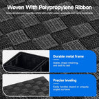 Posprica Woven Storage Basket Small Baskets for Organizing, Cube Basket Bin Container Tote Organizer Divider for Drawer,Closet,Shelf, Dresser,set of 4
