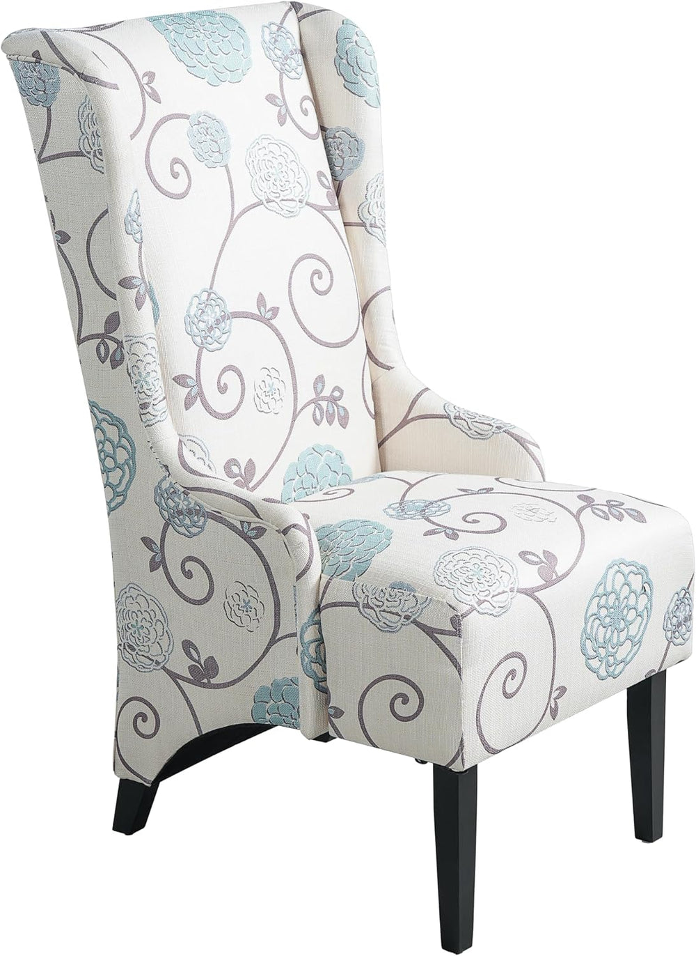 Christopher Knight Home Micua Luxury Upholstered Dining Chair with Floral Fab...