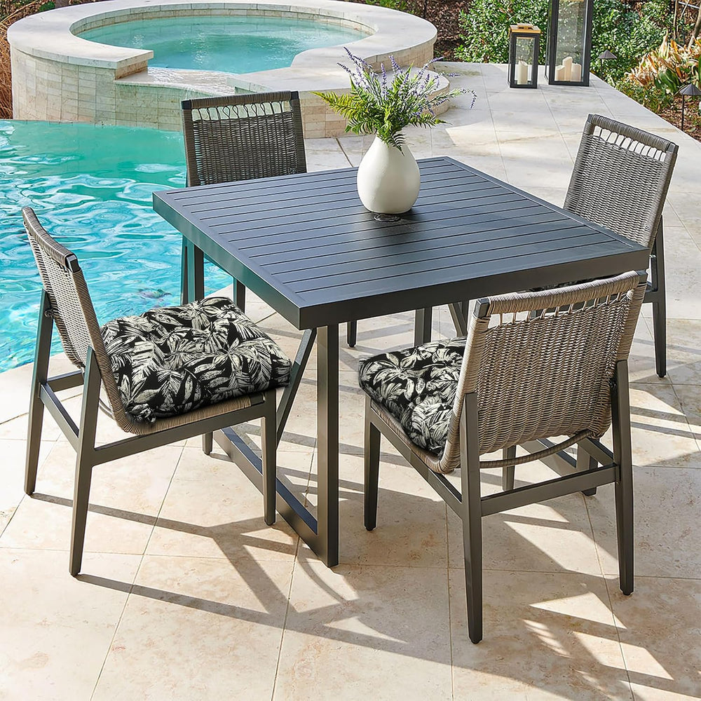 LVTXIII Outdoor Wicker Chair Cushions, 19"x19"x4" Patio Chair ...