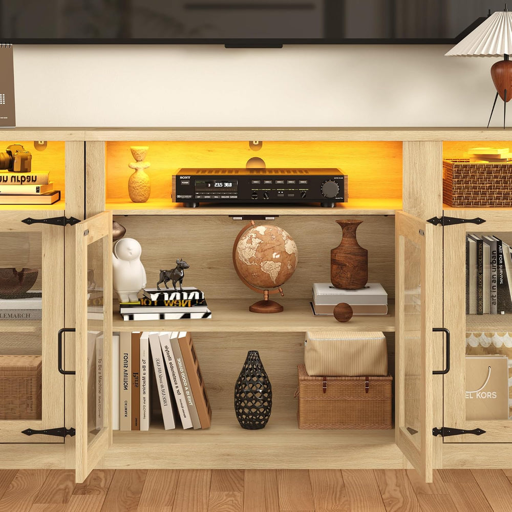 chartustriable 157" W 4-Piece Entertainment Center with Bookshelves for ...