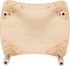 Flash Furniture Wren 21.875"W x 26.625"L Rectangular Natural Plastic Height Adjustable Activity Table