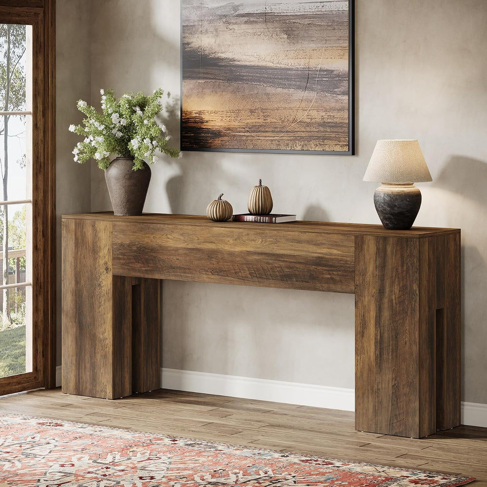 Tribesigns 71-Inch Long Console Table for Entryway, Farmhouse Sofa Console | ...
