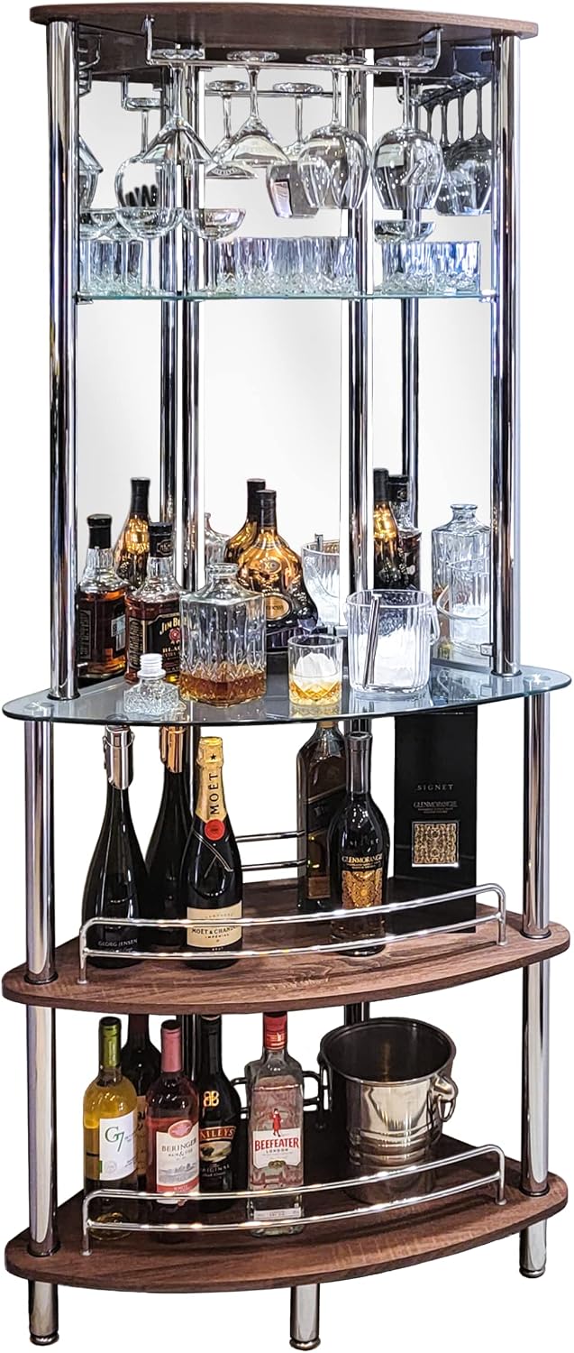 Mango Steam Contemporary Modern Home Entertainment Liquor Bar Catalina Table ...