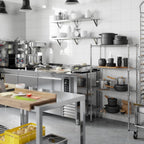 14" Deep x 30" Wide x 54" Height Wire Shelving Kit | 4-Tier | NSF Commercial Storage Rack Unit