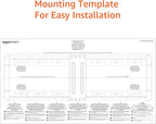 Amazon Basics Tilting TV Wall Mount with Horizontal Post Installation Leveling for 37" to 86" TVs, Wood Studs Compatible, Black