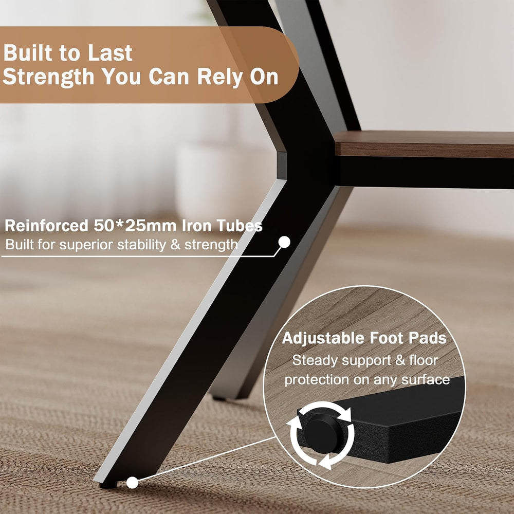MECHYIN 55"-71" Extendable Dining Table for 4-8 with Built-in Flip ...