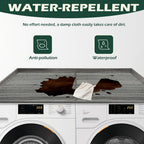 Royxen Washer Dryer Countertop, 27.4" x 54" Wood Universal Fit, Washer Dryer Topper, Laundry Room Organization, Laundry Countertop for Laundry Organization, Eucalyptus