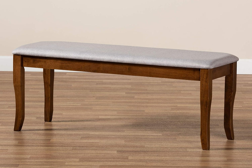 Baxton Studio Cornelie Modern and Contemporary Transitional Grey Fabric Uphol...