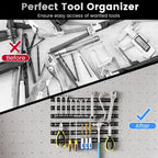 Goplus 6PCS 18" Magnetic Tool Holder, Wall Mounted 176LBS Capacity Magnetic Tool Organizer, Heavy Duty Metal Tool Rack, Tool Magnet Bar, Magnetic Tool Holder Strip for Garage Workshop