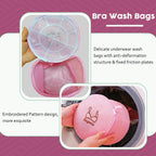 4Pcs Premium Durable Honeycomb Mesh Laundry Bags for Delicates, Large Bra Laundry Bags for Washing Machine, Lingerie Underwear & Intimates Wash Bag 6.7 x 6.7 x 7.5Inches