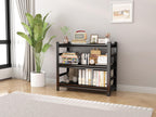 32'' shelving, Garage Metal Shelving Unit, Adjustable, Double-Layer Column with Reinforced Ribs, Heavy-Duty, Capable of Bearing 1800 lbs Suitable for Study,Garage, Warehouse, Kitchen Storage