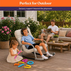 Special Supplies Sensory Rocking Chair for Kids, Preteens - Comfortable Preteen Rocker- Versatile Floor Chair with Soft Fabric and Stability for Playroom, Bedroom Ages 8-12