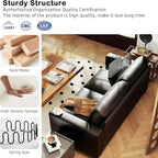 Hanherry Faux Leather 70" Sofa for Living Room, Modern Comfy Couch with Medium Firm Seat Cushion, Removable Cover,Wide Armrest,USB/Type-C Port,Couches for Small Space,Apartment