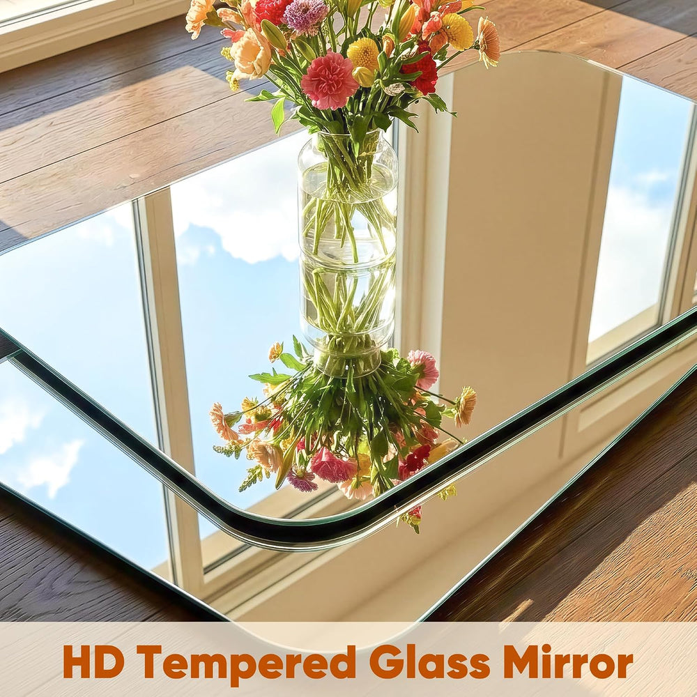 Gym Mirrors for Home Gym, 48" x 25" 2PCS Workout Mirrors Frameless