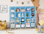 HOMIDEC 20-Cube Storage Organizer, Closet Organizer Storage Shelf Bookcase Bookshelf with Metal Hammer, Storage Cubes Organizer Cabinet for Kids, Closet, Bedroom, Bathroom