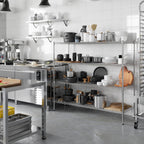 21" Deep x 60" Wide x 54" Height Wire Shelving Kit | 4-Tier | NSF Commercial Storage Rack Unit