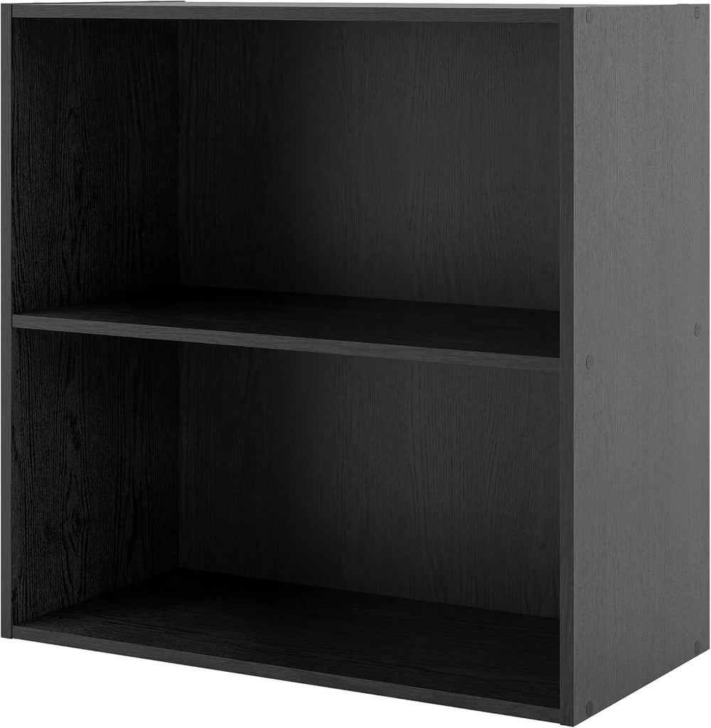 Homes: Inside + Out Apexa 2-Tier Cube Storage Organizer Shelves, Stackable Wo...
