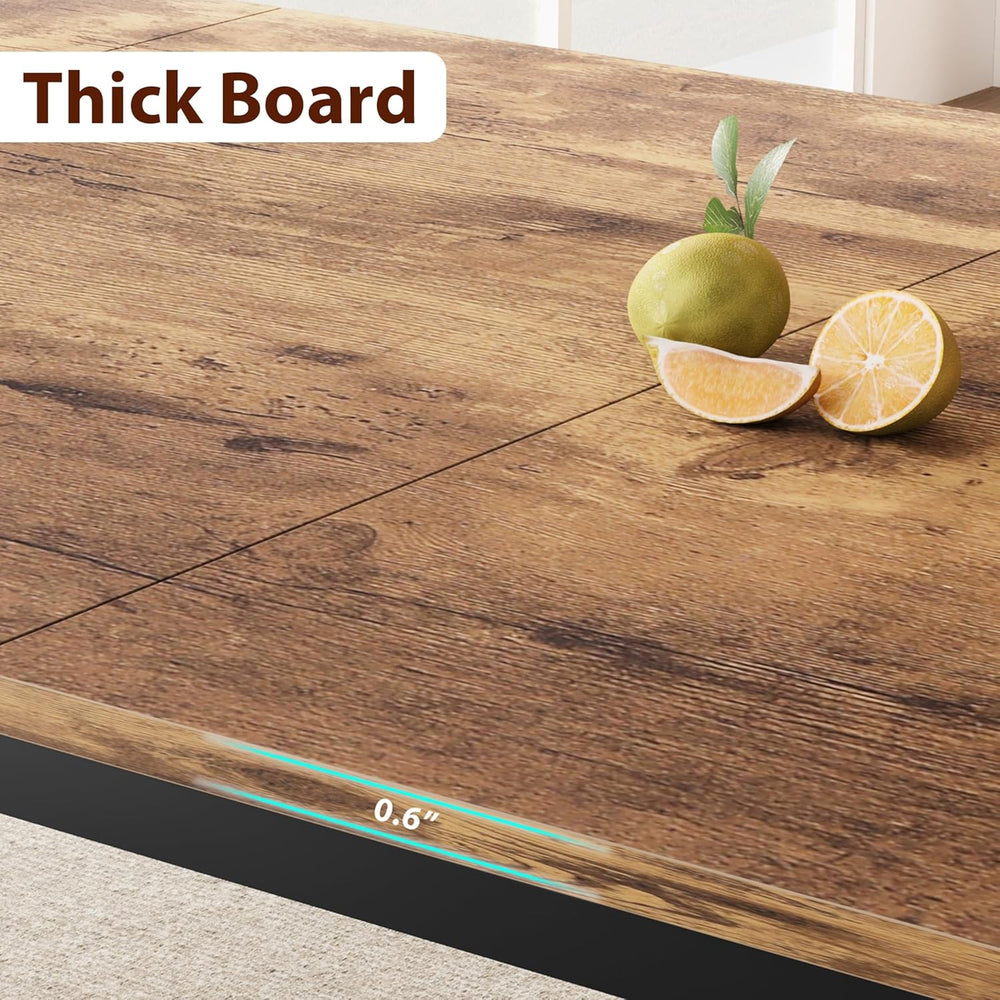 GAOMON 78 Inch Long Kitchen Table for 6-8, Dining Room Table for Kitchen Livi...