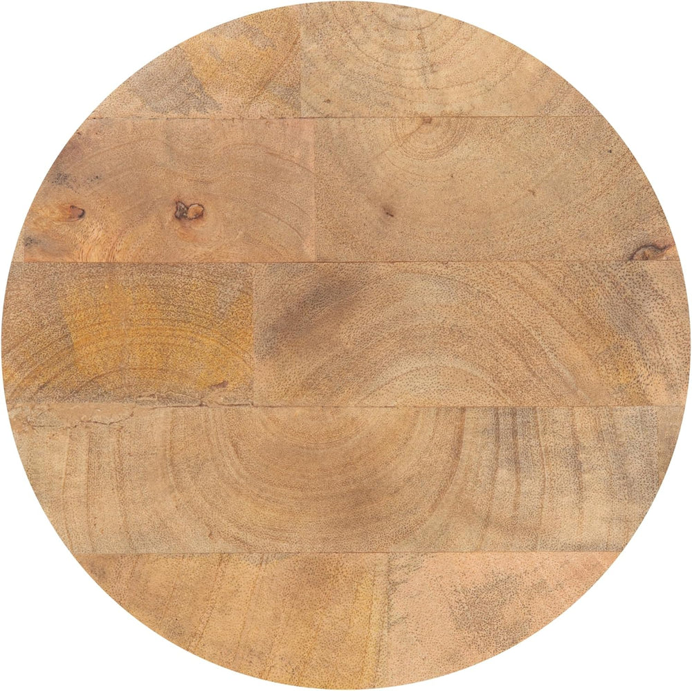 Kate and Laurel Teo Transitional Mango Wood Drink Table, 8 x 8 x 22, Natural ...
