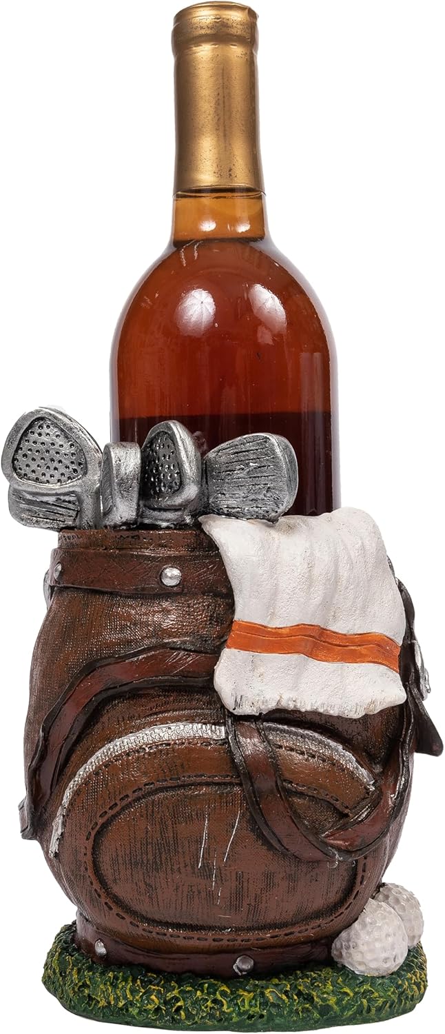 Golf Bag Wine Bottle Holder Decorative Bar Decor Single Bottle Holder