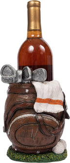 Golf Bag Wine Bottle Holder Decorative Bar Decor Single Bottle Holder