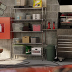 18" Deep x 48" Wide x 74" Height Wire Shelving Kit | 5-Tier | NSF Commercial Storage Rack Unit