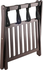 Winsome Reese Luggage Rack with Storage Shelf, for Guest Room, No Assembly, Cappuccino