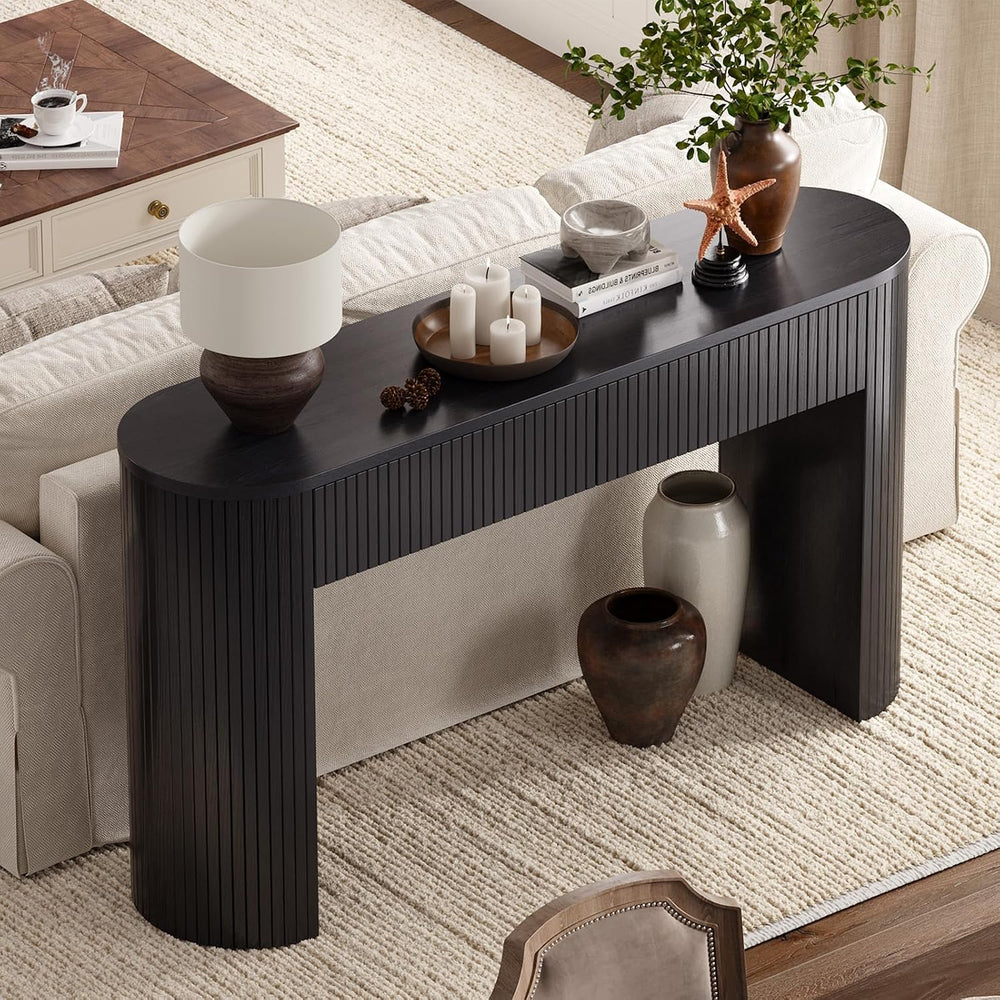 ONBRILL 55 Inch Console Table with 2 Drawers, Entryway Tables with Storage | ...