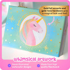 Giggle & Honey Musical Unicorn Jewelry Box for Girls - Kids Music Box with Spinning Unicorn, Unicorn Birthday Gifts for Little Girls, Jewelry Boxes, 6.8 x 5.3 x 6 in - Ages 3-10