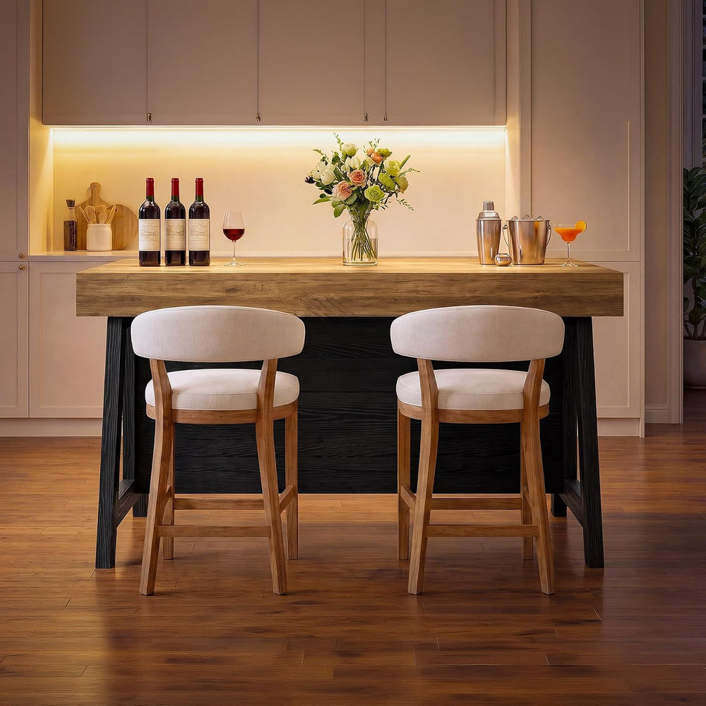 Tribesigns 55-Inch Kitchen Island with Storage, Farmhouse Island Table | 35.4...