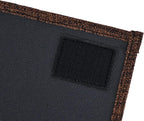 Linen 4 Pockets Bedside Caddy, Bedside Storage Organizer for Magazine, Remotes, Phone (Coffee)